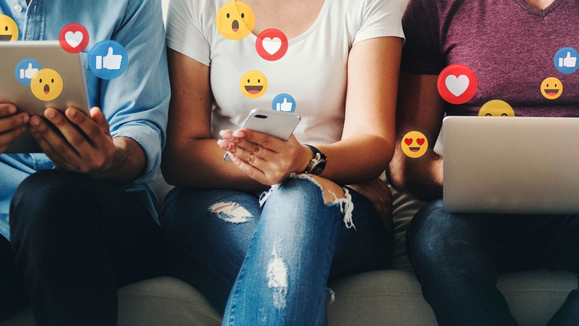 Image of inbound social channels on laptops